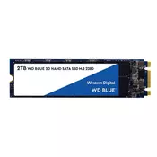 WD 2TB SSD BLUE 3D NAND M.2 2280