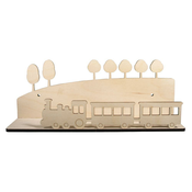Rayher Lesena polica, Vlak, 35x14x10cm, 5-delni set, (20546754)