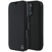 Mercedes MEBKP16L23RBGVK iPhone 16 Pro 6.3 black bookcase Leather Wood Imitation (MEBKP16L23RBGVK)