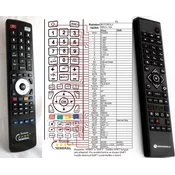 General MOTOROLA MRCU180, VIP1113, VIP1113L, VIP1910 - compatible General-branded remote control
