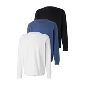 Abercrombie & Fitch Majica mornarska / črna / bela
