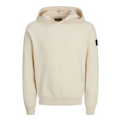 JACK & JONES Muški duks sa kapuljacom 12260051, Bež