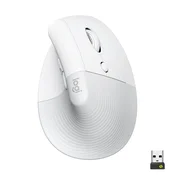 Logitech Lift Vertical Offwhite - Ergonomische Kabellose Maus