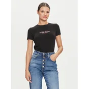 Guess Jeans Majica W4YI03 J1314 Črna Slim Fit