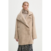 Plašč s primesjo volne Day Birger et Mikkelsen Keaton - Fluffy Wool Blend