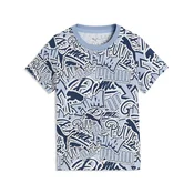 PUMA Essentials Scribble Printed Tee Youth, Shop, Haute Tropic, 5-6Y