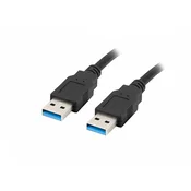 LANBERG USB-A M/M 3.0 kabel 1.8M crni