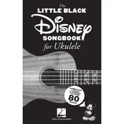 Hal Leonard The Little Black Disney Songbook for Ukulele Note
