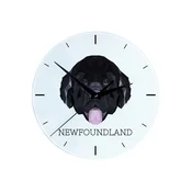 Nova Fundlandija, Nova Fundlandija, Waterloo - geometrijska stenska ura s fotografijo in napisom