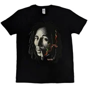 Bob Marley Rasta Smoke Black XL Majica