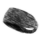 INF Športni naglavni trak - zračen in vpija znoj Black+Grey, (21671293)