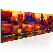 Slika - Colourful City Skyline 135x45