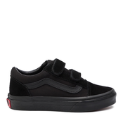 Vans unisex za otroke. VN000VHEENR1 Superge UY Old Skool V black (26.5), Črna, Ravna stran, Velcro, Priložnostno, otroška moda