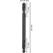 Dvostranski sveder PRO Metal HSS-G, 4,9 x 17 x 62 mm, 10 kosov