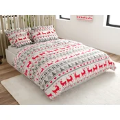 Flanelasta posteljnina DEER DREAMS bela Dimenzije posteljnine: 2 kom 70 x 90 cm | 200 x 220 cm