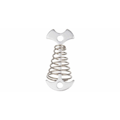 Merco Multipack 6pcs Fish Bone šotorska vrvna sponka srebrna, 1 kos