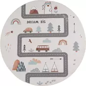 Kremno bela pralna otroška preproga o120 cm Coco 1134 – Ayyildiz Carpets