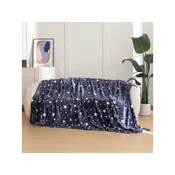 Mikropliš deka STARLIGHT, tamno plava Dimenzije: 150 x 200 cm