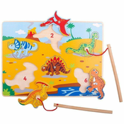 Bigjigs Toys Drvene igracke za hvatanje dinosaura