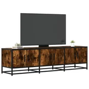 TV ormaric Dimljeni hrast 150x35x41cm Konstruirano drvo i metal