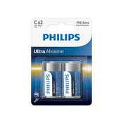 Philips LR14E2B/10 - set od 2 alkalne baterije tipa C ULTRA ALKALINE, 1,5 V, 7500 mAh