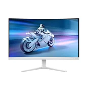 Monitor PHILIPS 27M2C5201L/00 27/VA,zakrivljen/1920X1080/180Hz/1ms GtG/HDMIx2,DP/VESA/bela