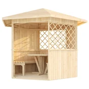 WEKA Leseni vrtni gazebo 233 (283 x 327 x 245 cm)