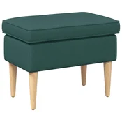 Vidaxl Podnožje Temno zelena 55 x 35 x 41 cm Poliester
