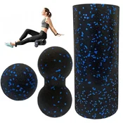 MG Yoga Smooth Roller masažni valjak, crni