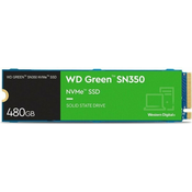 WD WD Green SN350 480 GB SSD, M.2 2280, PCIe 3.0 x4, NVMe