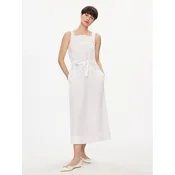 Max Mara Leisure Poletna obleka Panfilo 2416221068 Bela Regular Fit