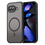 Hibridni ovitek HaloFrost II MagSafe za Google Pixel 9a - black