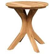 Vidaxl Stranska miza Rjava 40 x 40 x 41 cm Trden tikov les