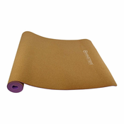 Master Sport Podloga za vadbo Yoga 4 mm, 183 x 61 cm, pluta, vijolična