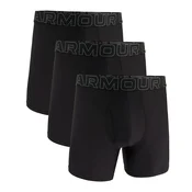 Bokserji Under Armour M Perf Tech Mesh 6in 3-Pack Black XXXL