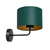 Zidna lampa ARDEN 1xE27/60W/230V zelena/zlatna