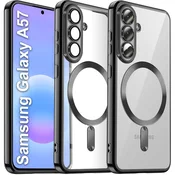 GS Ovitek za Samsung Galaxy A57 5G, Electro MagSafe, črn