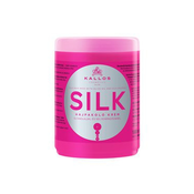 Kallos Cosmetics Silk 1000 ml maska za kosu ženska na suché vlasy