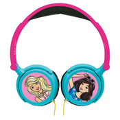 Dječje slušalice Lexibook - Barbie HP010BB, ljubičaste/ružičaste