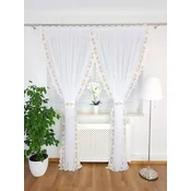 shumee Elegantna voile zavesa z gipurno čipko - klasična, elegantna in funkcionalna!