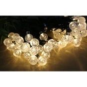 GARDEN LINE Solarna vrtna girlanda z 50 LED, 9,35 m dolg vrvi s svetilkami