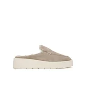 Natikači Calvin Klein Flatform Mule Suede Wl HW0HW03182 Bež