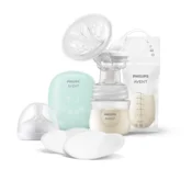 Philips Avent Elektricna pumpica za izmlazivanje Essental sa 5 kesica za odlaganje mleka i 4 tupfera SCD323/20