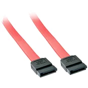 LINDY LINDY trdi disk priključni kabel [1x 7-polni moški konektor SATA - 1x 7-polni moški konektor SATA] 0.50 m rdeča, (20416543)