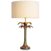 Casa Padrino luxury table lamp palm tree vintage brass/cream A� 45 x H. 76.5 cm - Desk lamp in palm tree design - Luxury table lamps - Luxury furniture - Luxury quality