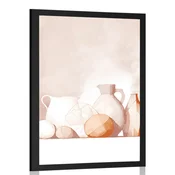 Plakat umetniško tihožitje - 60x90 black
