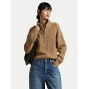 Polo Ralph Lauren Pulover 211972130002 Bež Relaxed Fit