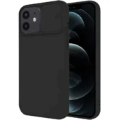Onasi Lens Cover silikonski ovitek zaščita za Xiaomi Redmi Note 12s - črn