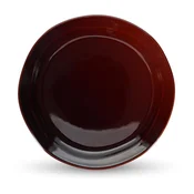 Bordo rdeč desertni krožnik iz kamenine o 21 cm Manon – S|P Collection