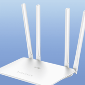 CUDY WiFi ruter WR1200 AC1200 Dual Band 2.4+5Ghz MESH 1W/4LAN 10/100Mbps, 4x5dBi, GUEST/WPS/DDNS
